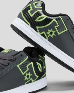 DC Shoes Court Graffik Shoes Grey/black/green Sale