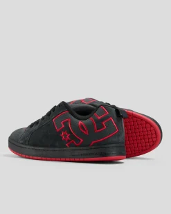 DC Shoes Court Graffik Shoes Dark Grey/red Sale