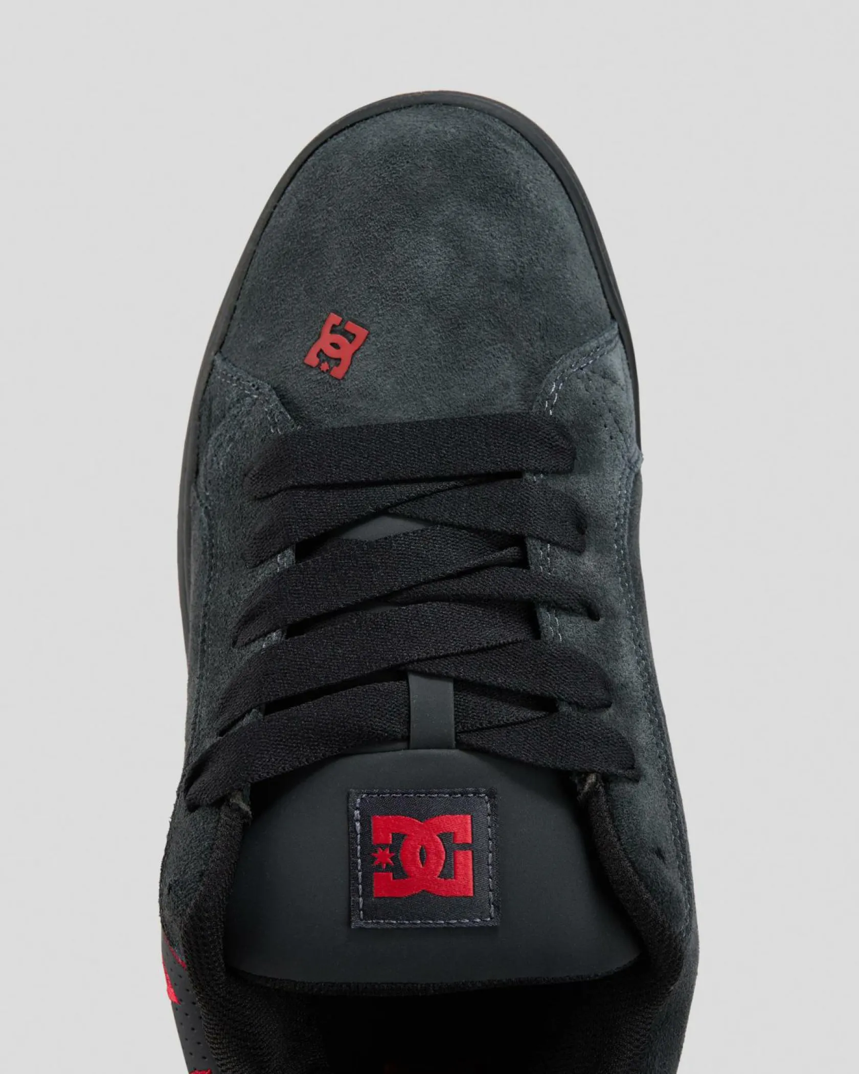 DC Shoes Court Graffik Shoes Dark Grey/red Sale