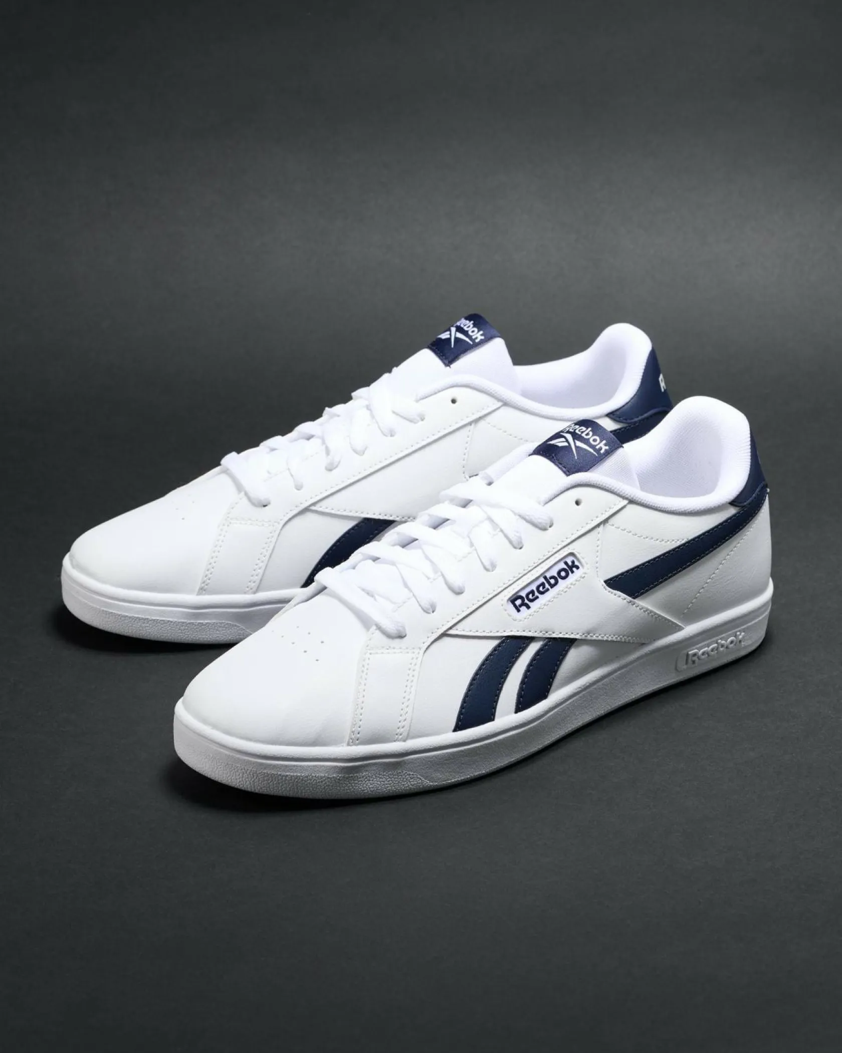 Reebok Court Retro Shoes Ftwwht/vecnav/vecnav Clearance