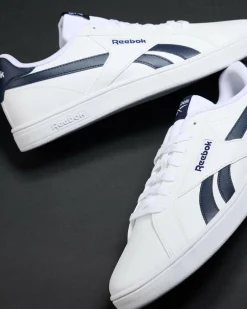 Reebok Court Retro Shoes Ftwwht/vecnav/vecnav Clearance
