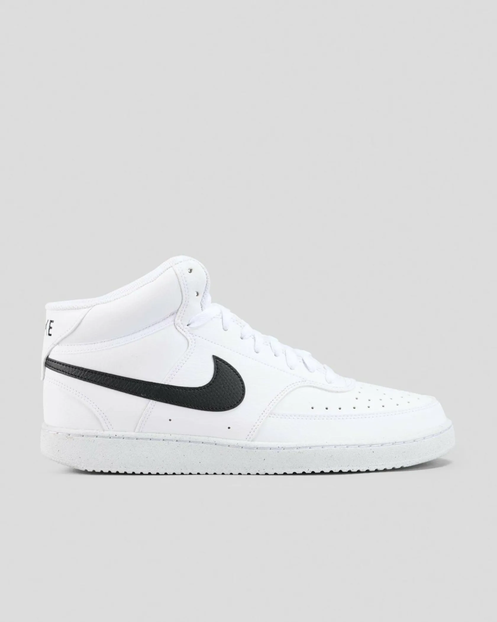 Nike Court Vision Mid Next Nature Shoes White/black-white Discount