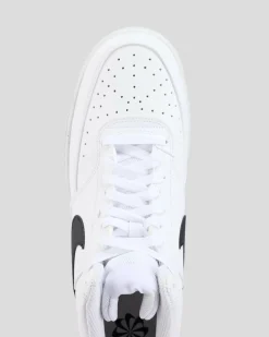 Nike Court Vision Mid Next Nature Shoes White/black-white Discount