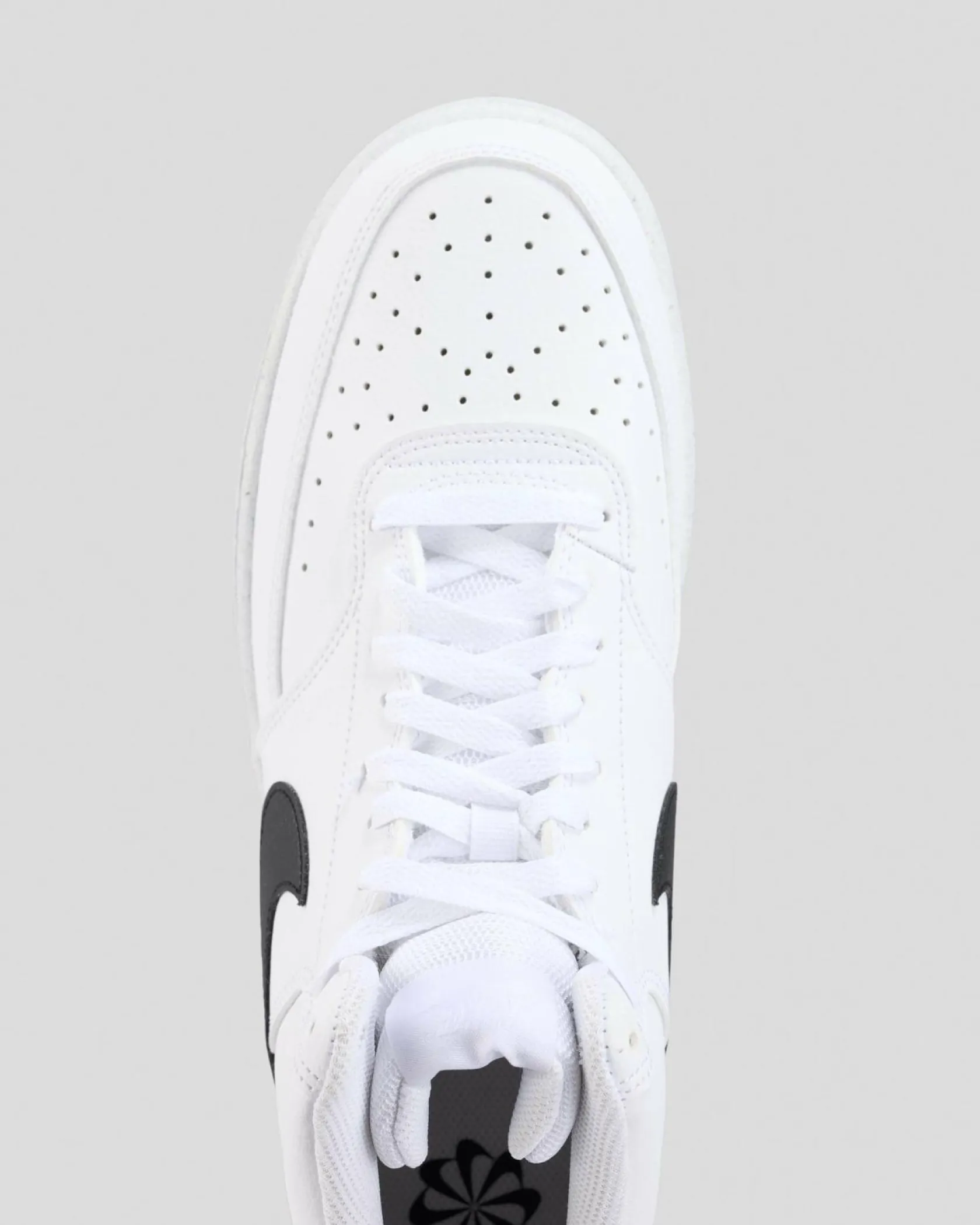 Nike Court Vision Mid Next Nature Shoes White/black-white Discount
