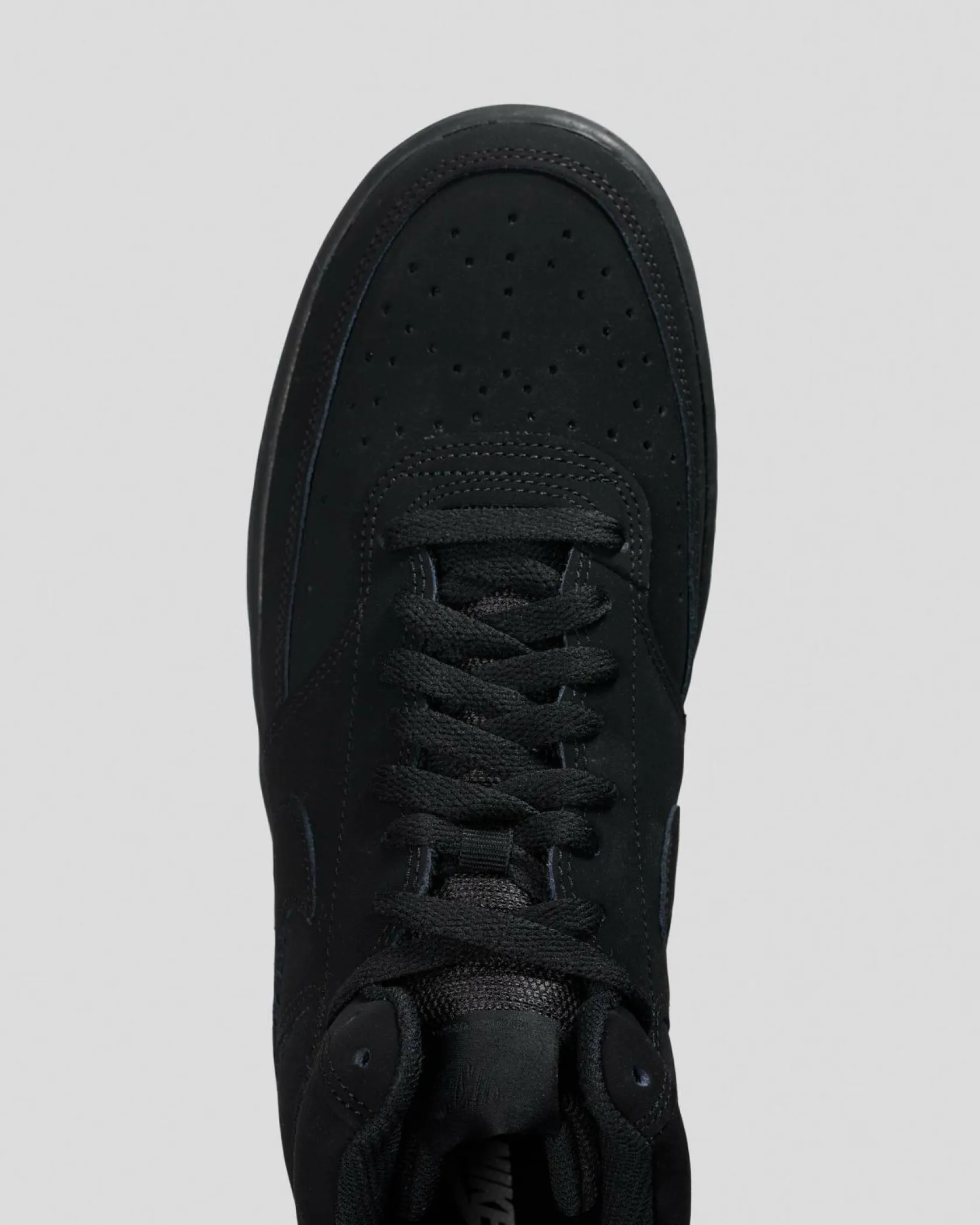 Nike Court Vision Mid Shoes Black/black-black Clearance