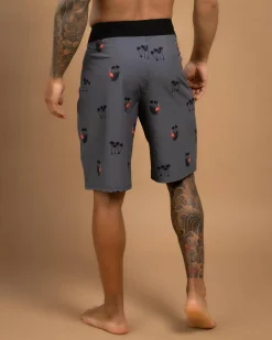Skylark Cove Board Shorts Grey Hot