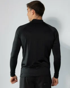 Jacks Covert Long Sleeve Rash Vest Black Discount