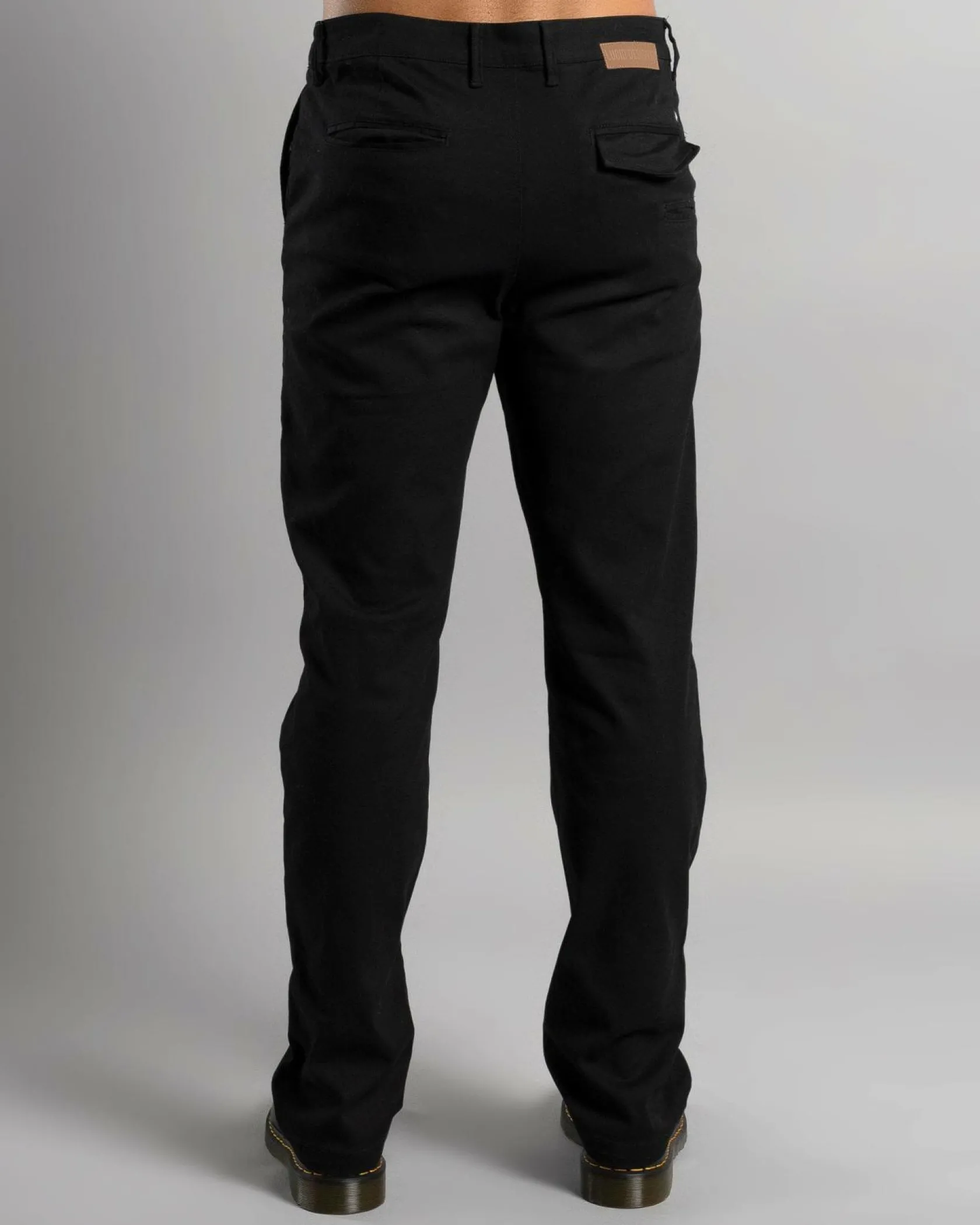 Lucid Crescent Chino Pants Black Online