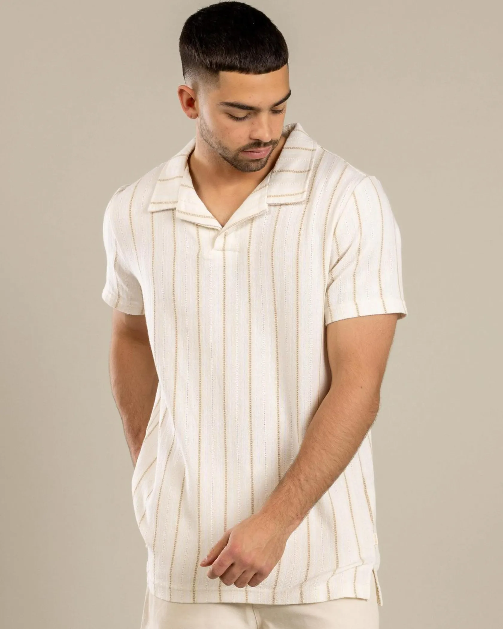 Skylark Crestline Polo Shirt Off White Best