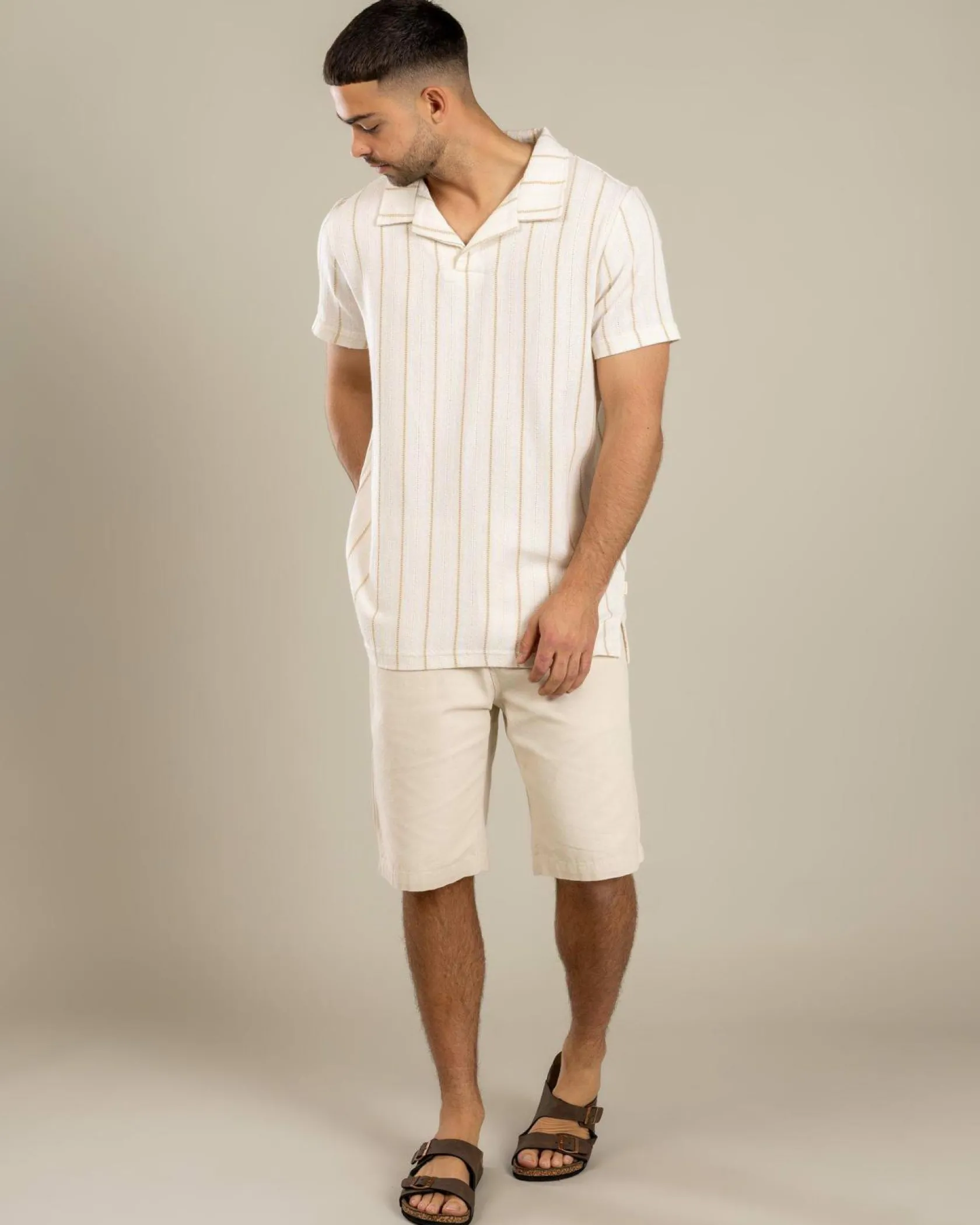Skylark Crestline Polo Shirt Off White Best
