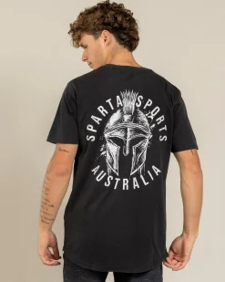 Sparta Crimson T-Shirt Black Acid