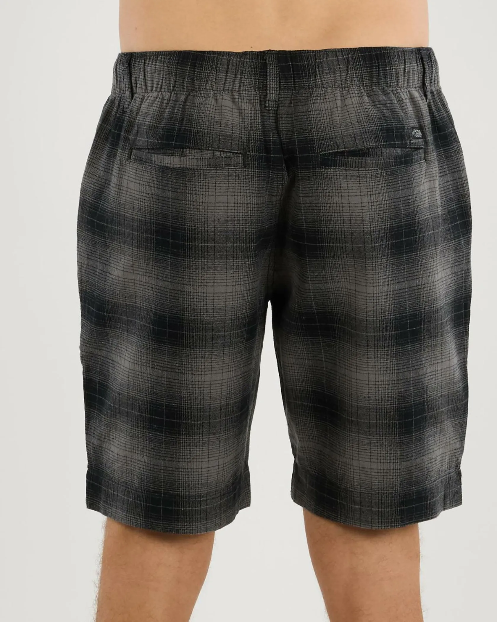 Jacks Crisis Elastic Waist Shorts Charcoal Discount