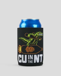 CU in the NT Croc Bandit Stubby Cooler Black Sale