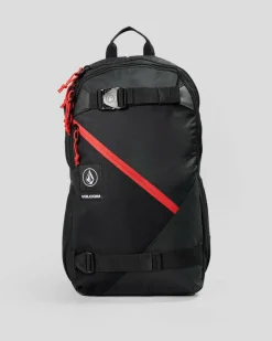 Volcom Crossline Backpack Black New