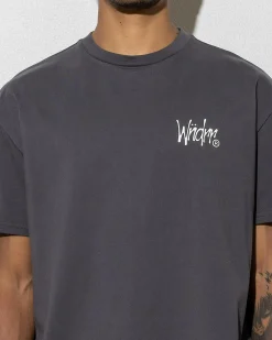 Wndrr Crown Box Fit T-Shirt Charcoal Hot