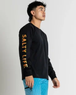 Salty Life Crushin Tinnies Long Sleeve Wetshirt Black Online
