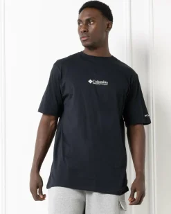 Columbia Csc Basic Logo T-Shirt Black Retro Sale