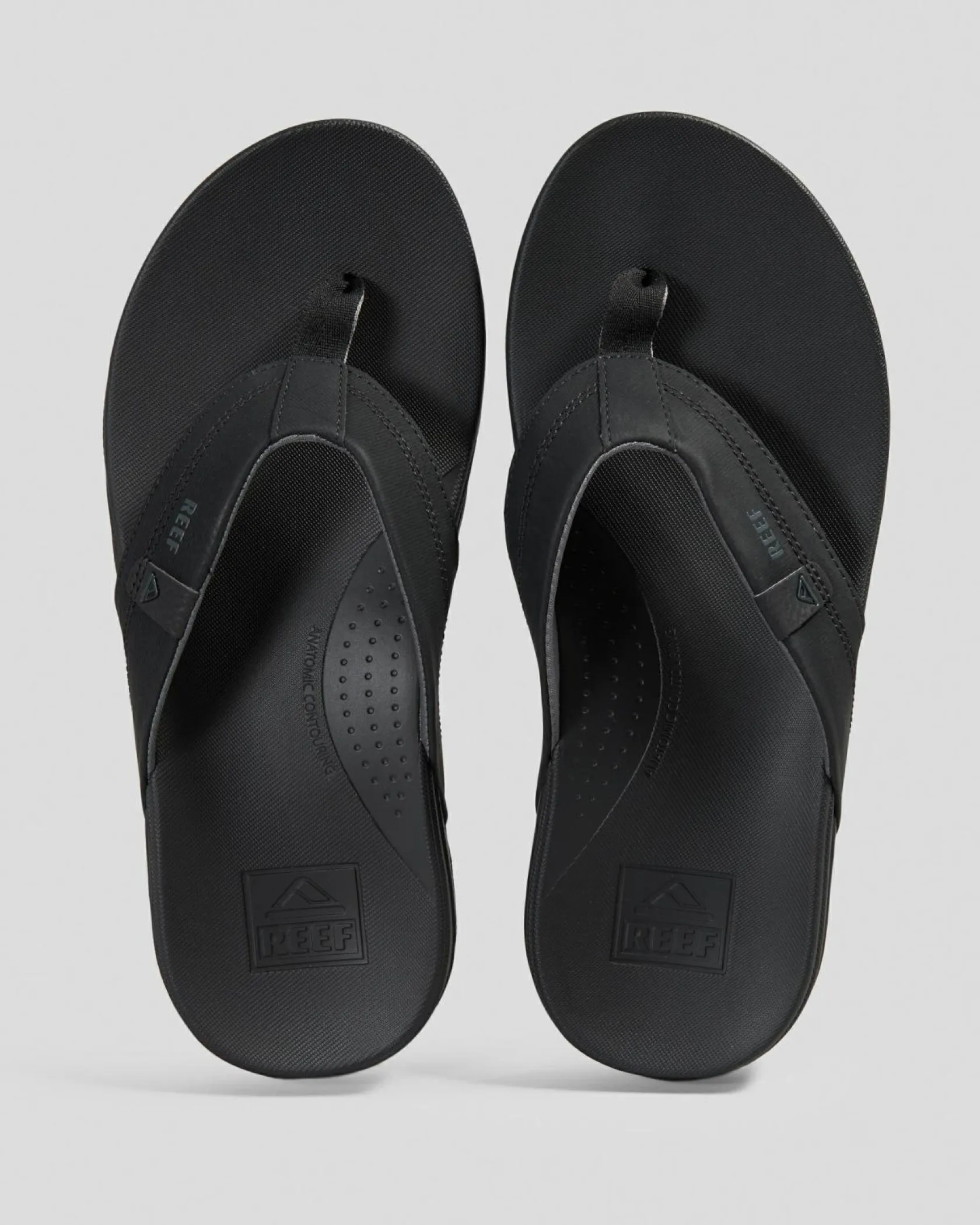 Reef Cushion - Spring Thongs Black/grey New