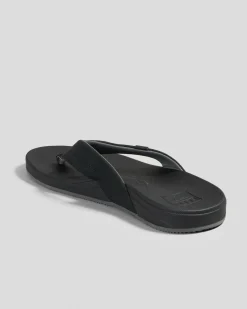 Reef Cushion - Spring Thongs Black/grey New