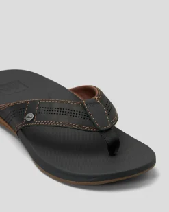 Reef Cushion Bounce Lux Thongs Black/brown Hot