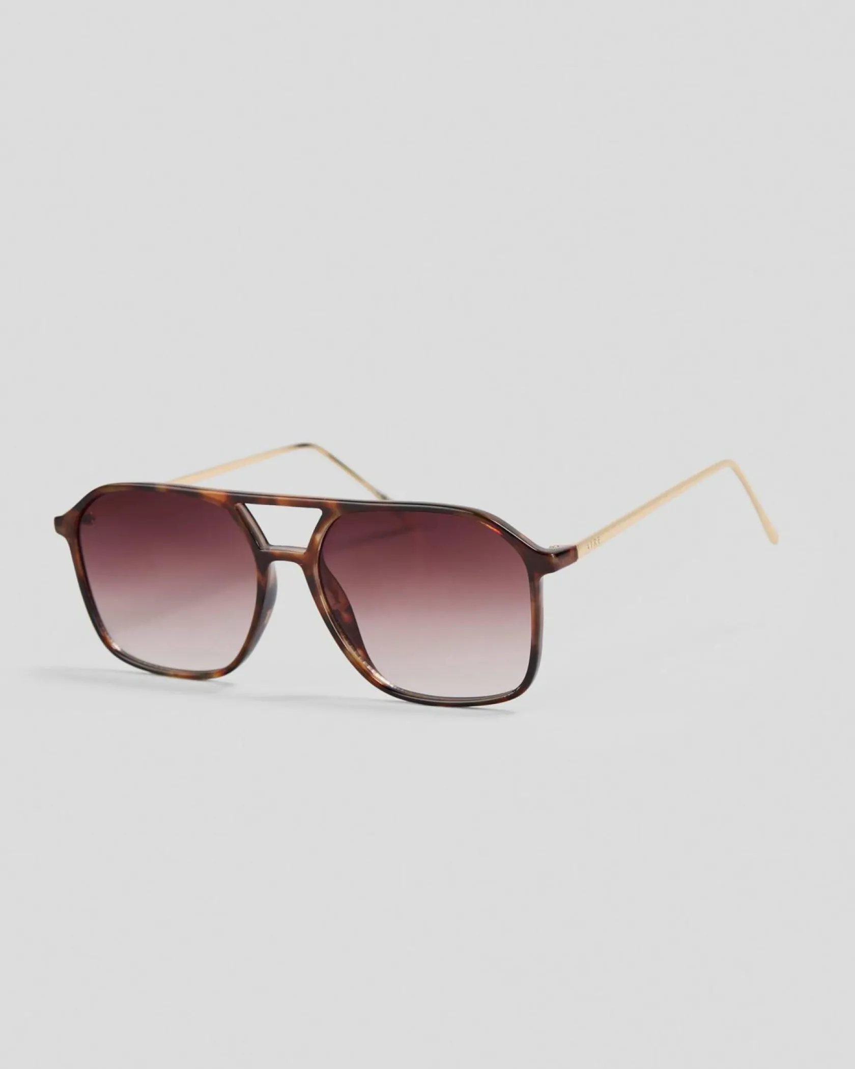Aire Cusp Sunglasses Dark Tort Gold/ Dark Brown Grad Sale