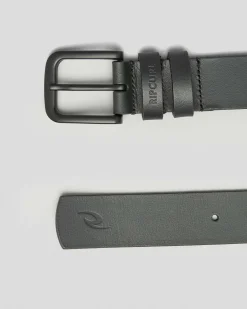 Rip Curl Cut Down Leather Belt Black Best