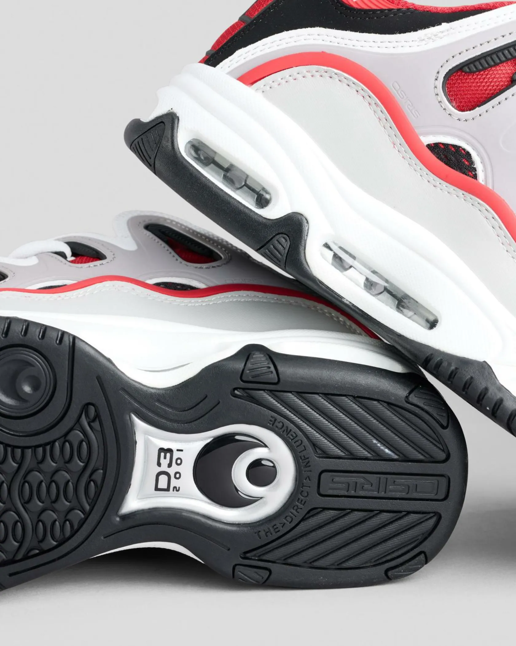 Osiris D3 2001 Shoes Red/white/grey Outlet