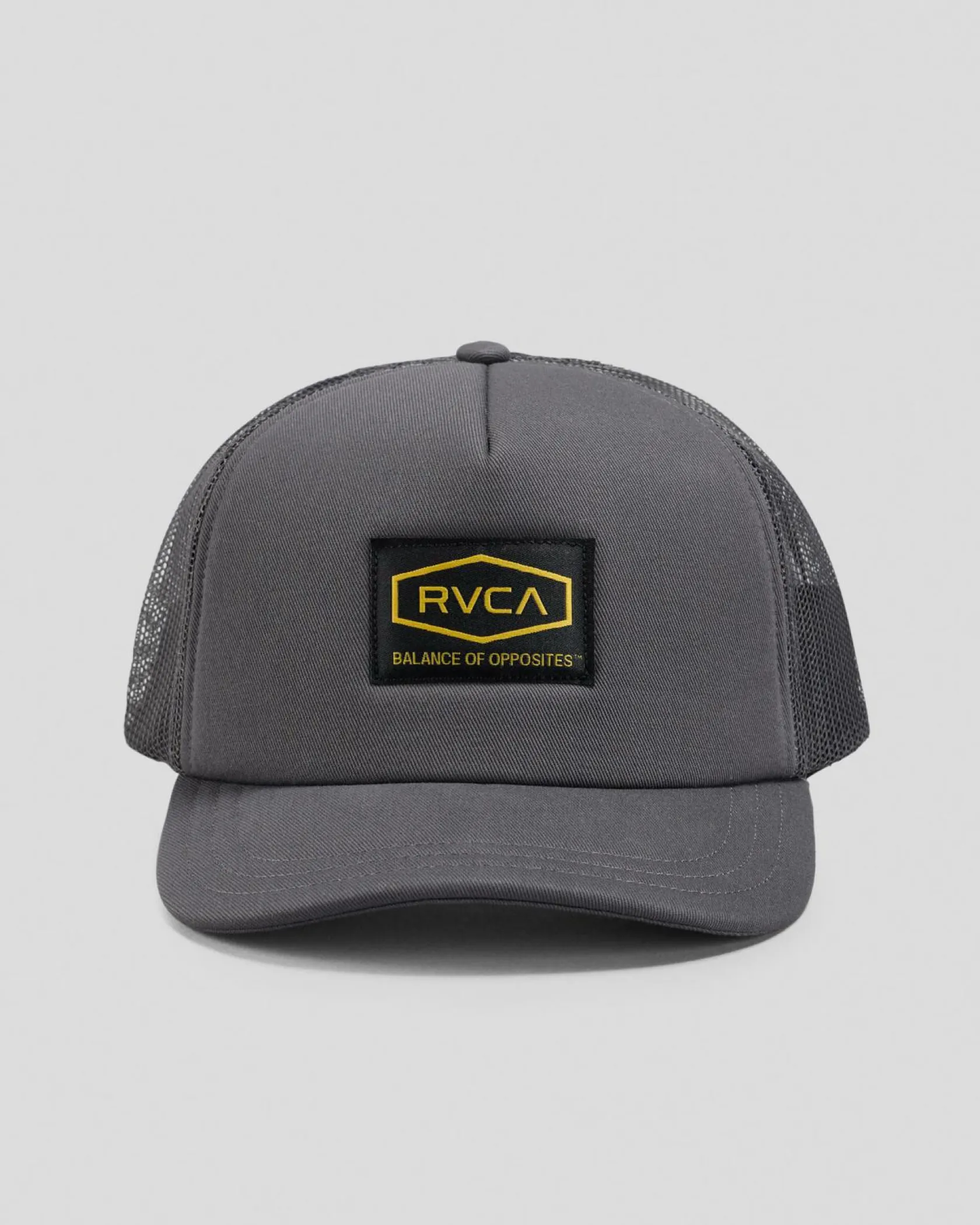 RVCA Dayshift Foamy Trucker Cap Garage Blue