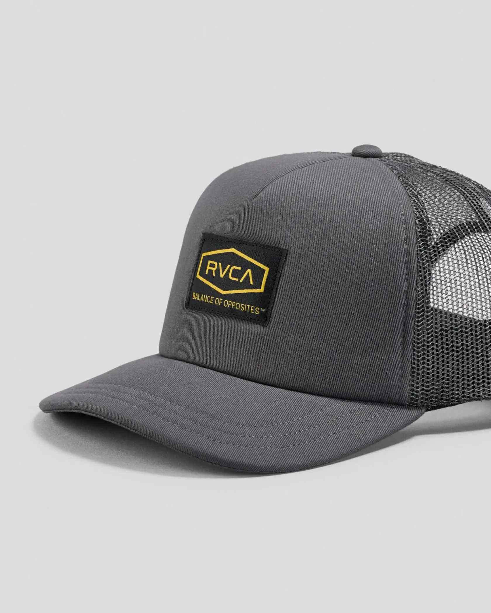 RVCA Dayshift Foamy Trucker Cap Garage Blue