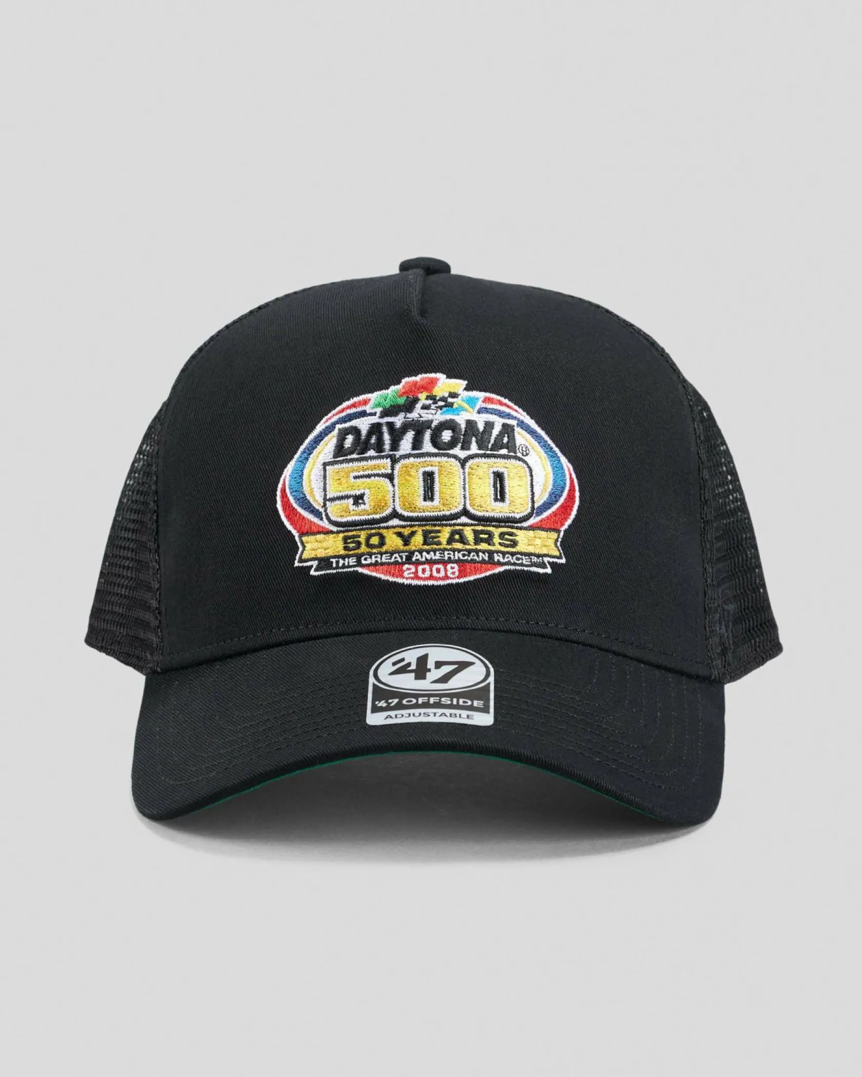 Forty Seven Daytona 500 '47 Offside DT Trucker Cap Vintage Black Discount