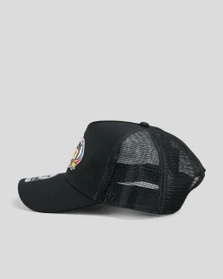 Forty Seven Daytona 500 '47 Offside DT Trucker Cap Vintage Black Discount
