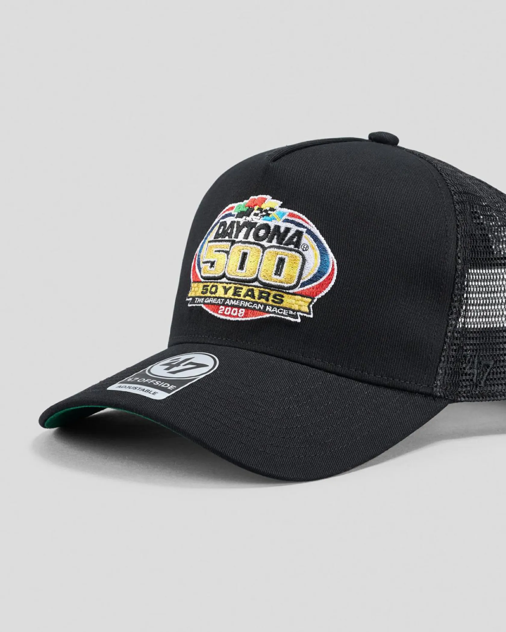 Forty Seven Daytona 500 '47 Offside DT Trucker Cap Vintage Black Discount