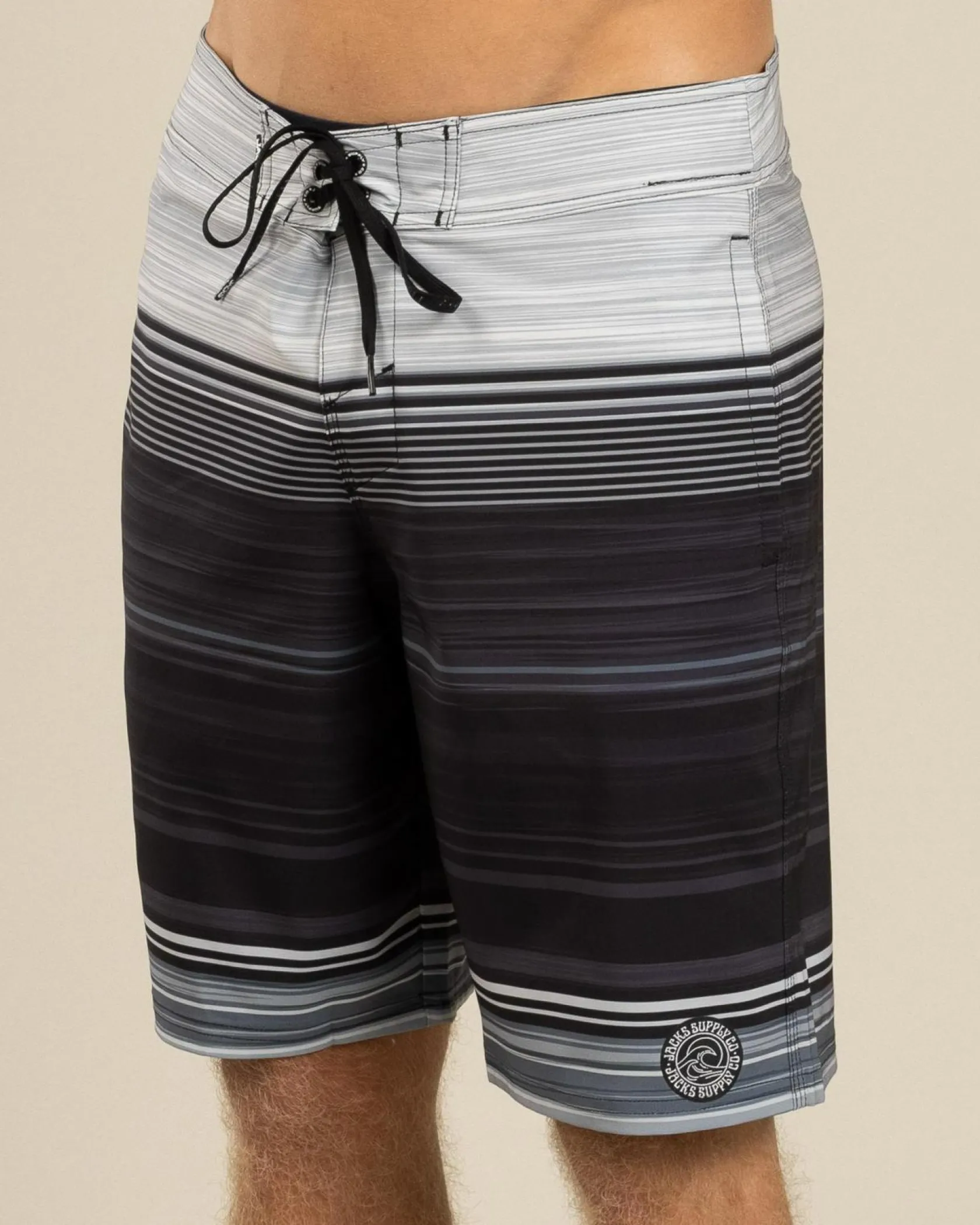 Jacks Dazzle Board Shorts Black/ Grey Clearance