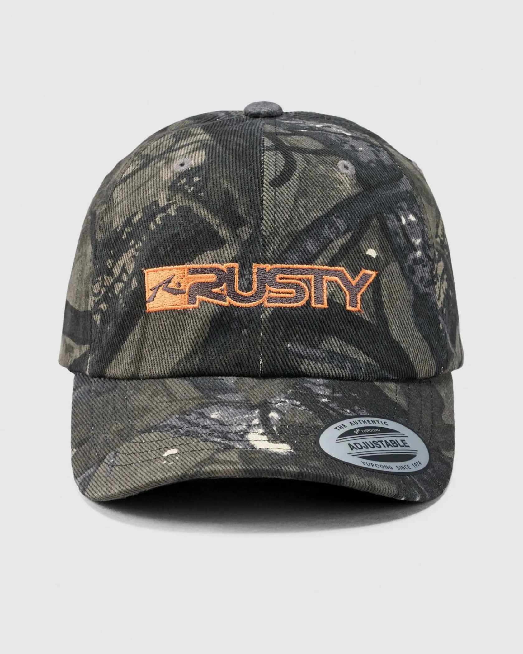 Rusty Dead End Dad Cap Grey Camo Best