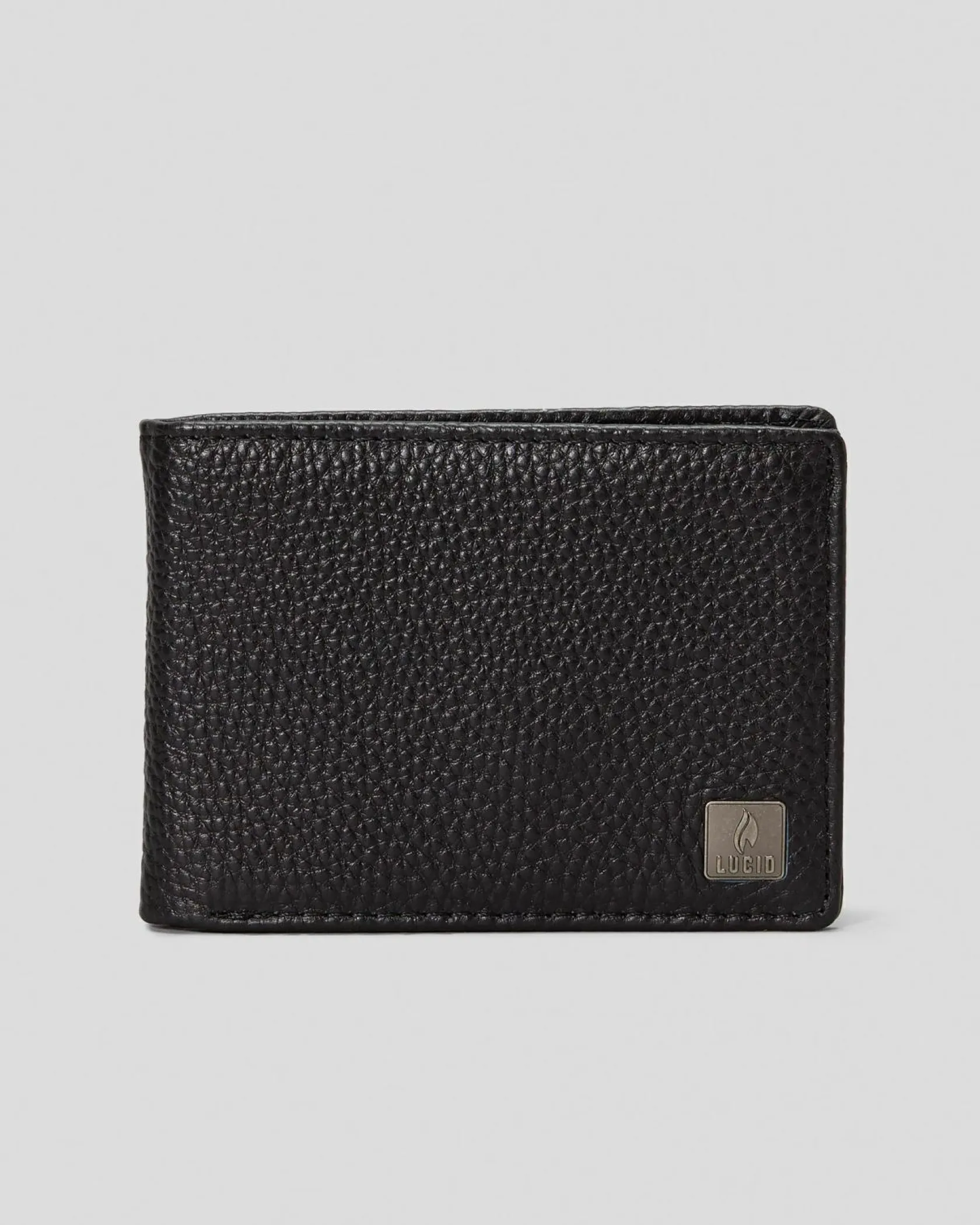Lucid Decreased Leather Wallet Black Online