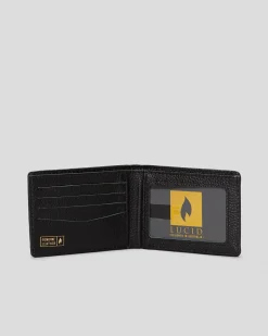 Lucid Decreased Leather Wallet Black Online