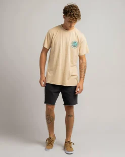 Salty Life Deep Hook T-Shirt Sand Acid Sale