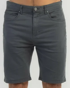 Lucid Deflect Walk Shorts Slate Blue