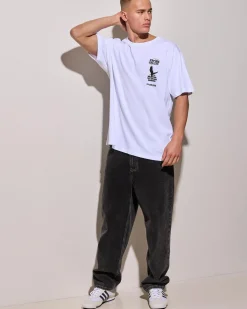 Thrills Deluxe Merch Fit T-Shirt Black/white Clearance