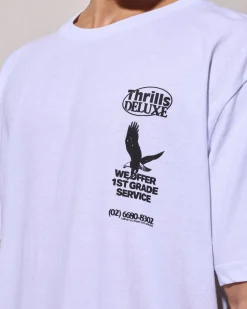 Thrills Deluxe Merch Fit T-Shirt Black/white Clearance