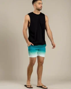 Salty Life Density Elastic Waist Shorts Mint Fade