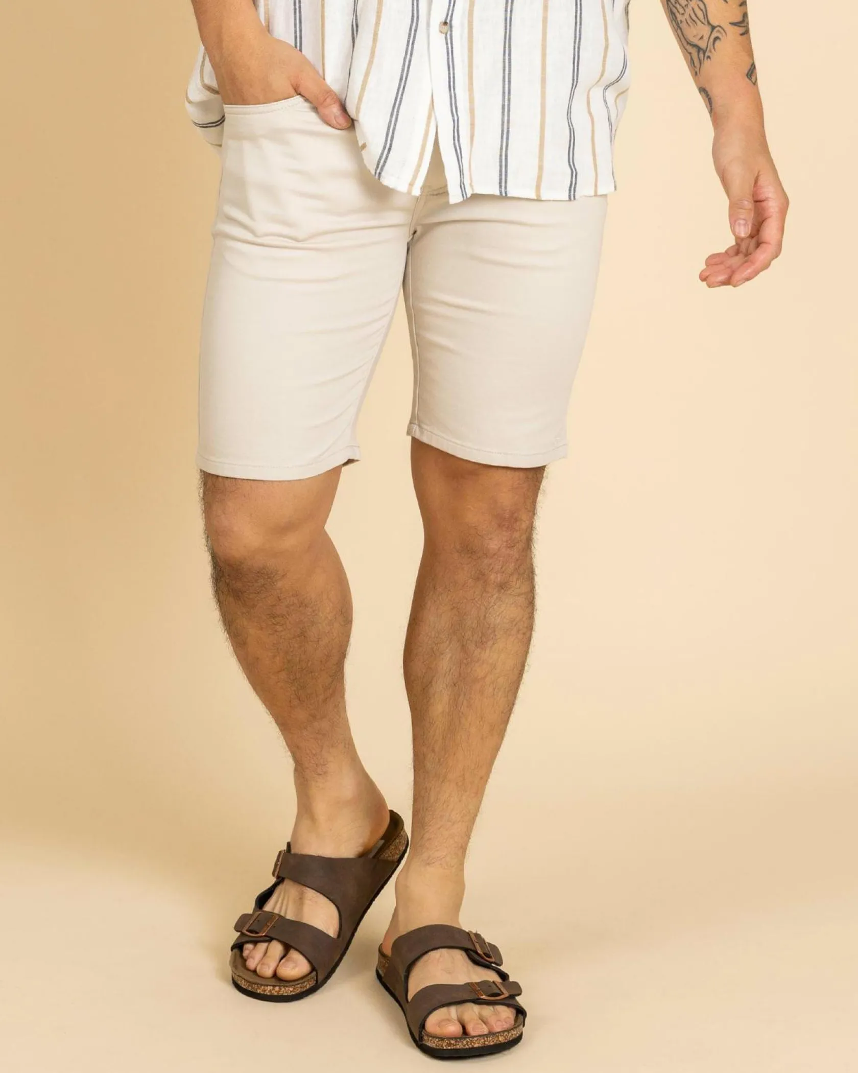 Skylark Depend Walk Shorts Stone Clearance