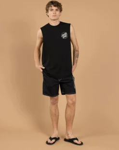Santa Cruz Descended Dots Mono Muscle Tank Black Best