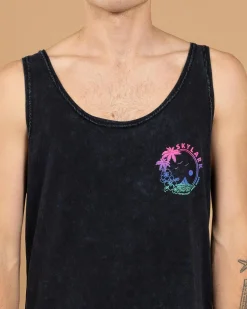 Skylark Destination Singlet Navy Acid Sale