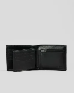 Rip Curl Diamond RFID 2 in 1 Leather Wallet Black Online