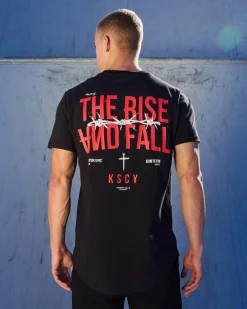 Kiss Chacey Diluted Dual Curve T-Shirt Jet Black Best
