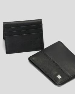 Billabong Dimension 2In1 Leather Wallet Black Sale