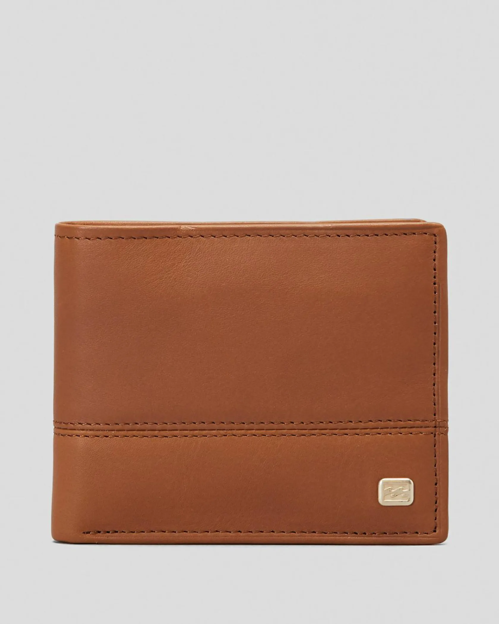 Billabong Dimension 2In1 Leather Wallet Tan Discount