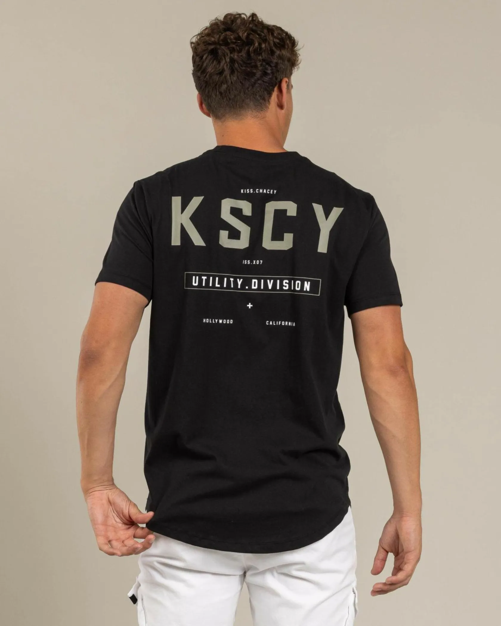 Kiss Chacey Division Dual Curved T-Shirt Jet Black Sale