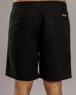 Lucid Division Elastic Waist Shorts Black Discount